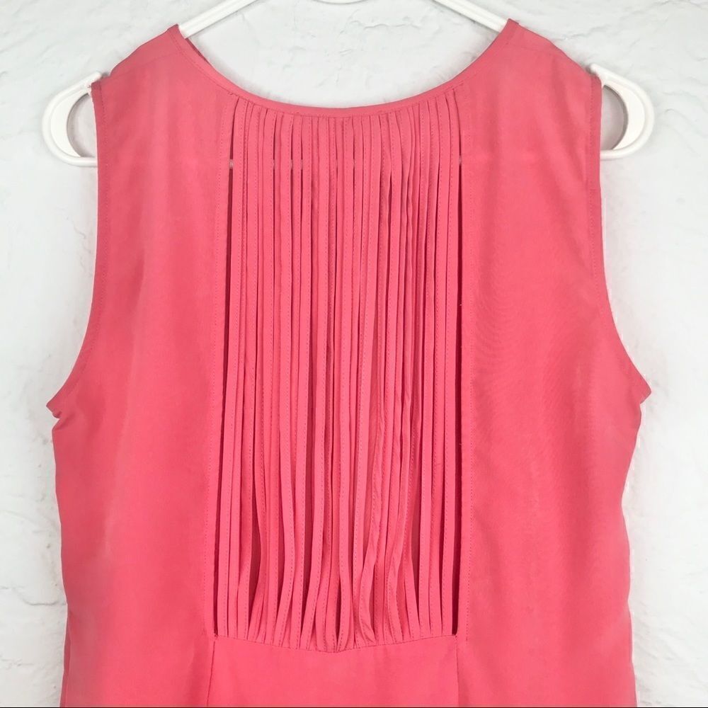 Zara Basic Pink String Back Sleeveless Shift Dress - Picture 5 of 10
